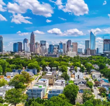 Iconic Boston skyline for international pet shipping and transport services